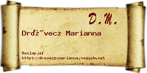 Drávecz Marianna névjegykártya
